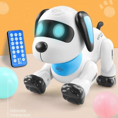 Remote Control Dog Robotic Stunt Puppy Toys Handstand Push-up Sing Dance Electronic Pet Programmable RC Robot Toys Birthday Gift
