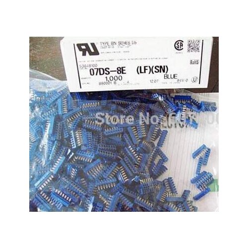 07DS-8E Header blue color Connectors terminals housings 100% new and original parts 07DS-8E (LF)(SN)