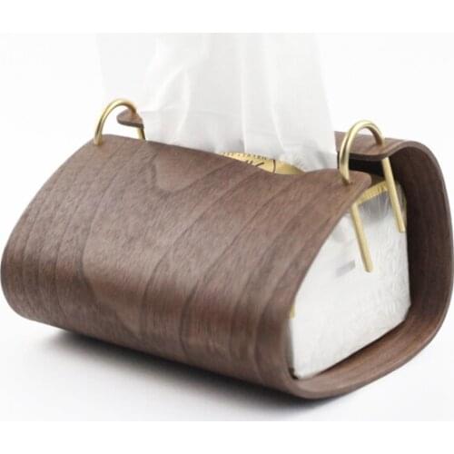 Solid Wooden Tissue Box for Pumping New Simple Nordic Home Bedroom Living Room Coffee Table Decor Original Design