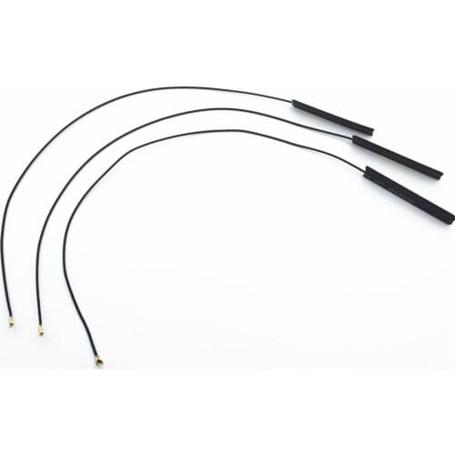 Free Shipping 3Pcs Laptop Wifi Internal NGFF IPEX MHF4 Antenna for BCM94360HMB BCM94360CSAX BCM94360CS2 18.5cm/7.2 inches