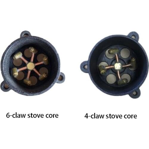 Iron Burner for stove natural gas liquefied oven stove kitchen propane portable gas jet burner stove 4/7 hole 1pc Cast