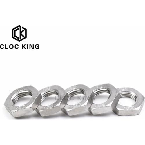 CK BSPT 1/4"- 2” Lock Nut O-Ring Groove Stainless Steel SS304 Hexagon Locking Nut Brand New thickening Screw thread G.ZG.R.RC