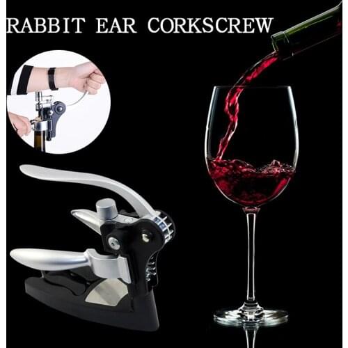 1PC Cute Rabbit Wine Bottle Opener Mulitfunctional Wine Opener Kitchen Professional Corkscrew Kitchen Opener Tools Kitchen Tools
