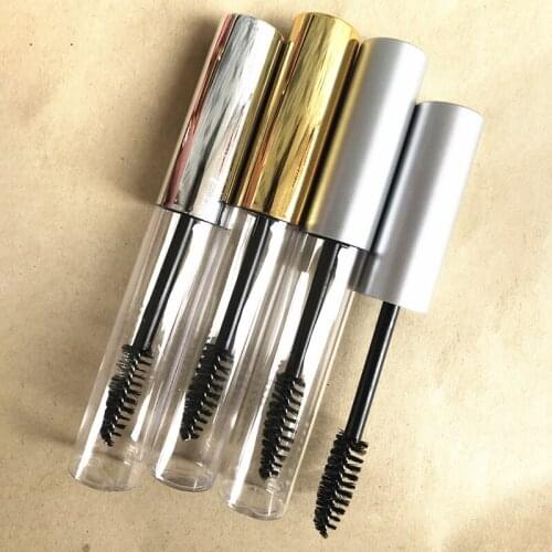 10 Pcs 10ml Empty Mascara Tube with Eyelash Bottles Mascara Empty Bottle Eyelash Pravite Lable Cosmetic Sample Containers