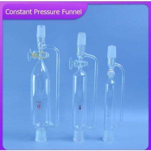 60/125/250/500ml Constant Cylindrical shape separating funnel/Constant pressure drop funnel with stopper