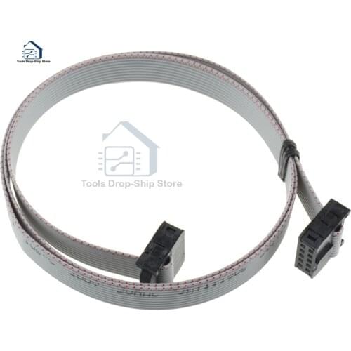 70cm 10Pin 2.54mm Connector Cable for USB ASP ISP JTAG AVR Wire 10P IDC Flat Ribbon DATA Cable 10 Pin