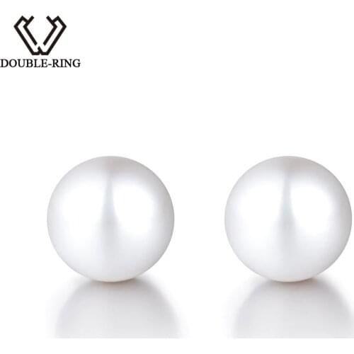 DOUBLE－RING Pearl Earrings