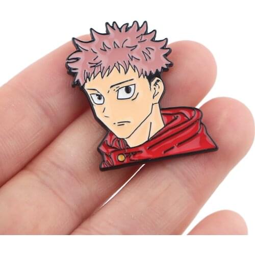DZ1450 Anime Jujutsu Kaisen Creativity Hard Enamel Pin Badge Backpack Collar Lapel Jewelry Friends Birthday Kids Gifts