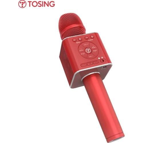TOSING 04 Handheld Bluetooth Wireless Karaoke Microphone Phone Player MIC Speaker Record Music KTV