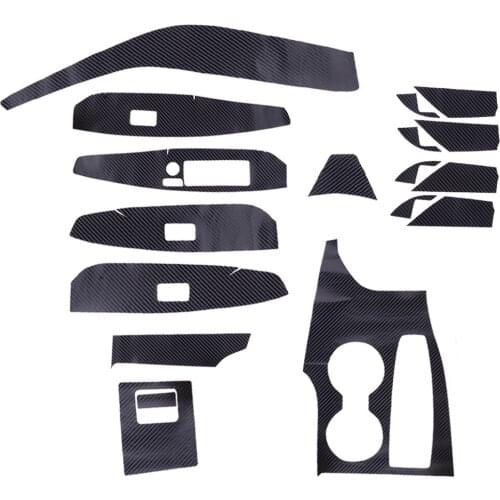 3D Car Interior Center Console Steering Wheel Gear Panel Decor Sticker Kit Fit for Toyota Camry 2020 2019 2018 LHD Accessories