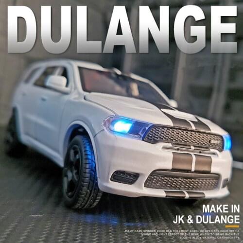 1:32 Dodge Durango SUV Alloy Car Model Diecast Metal Toy Car Model Sound Light Pull Back Simulation Collection Children Toy Gift