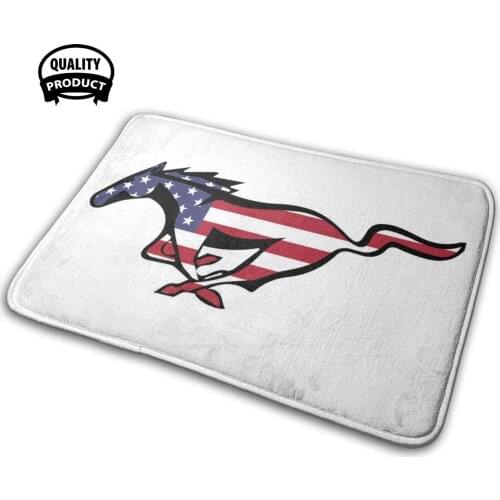 Soft Interesting Room Goods Rug Carpet American Car Muscle Car America