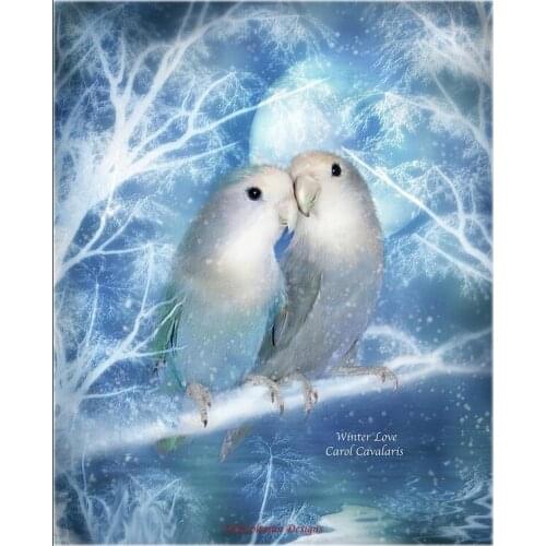 Embroidery Counted Cross Stitch Kits Needlework - Crafts 14 ct DMC color DIY Arts Handmade Decor - Winter Love