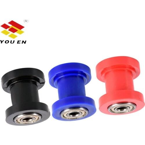 YOUEN 8mm 10mm Drive Chain Roller Slider Tensioner Wheel Guide Pit Dirt For Mini Bike Moto Atv M8 M10