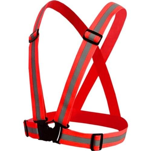 High Visibility Neon Reflective Belt Safety Vest Fit For Running Cycling Sports 77HF