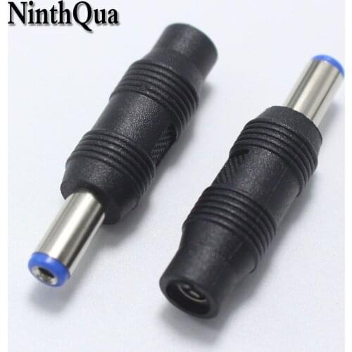NinthQua 1pcs 3.5*1.35mm Female to 5.5*2.1mm Male DC Power Plug Adapter Connector