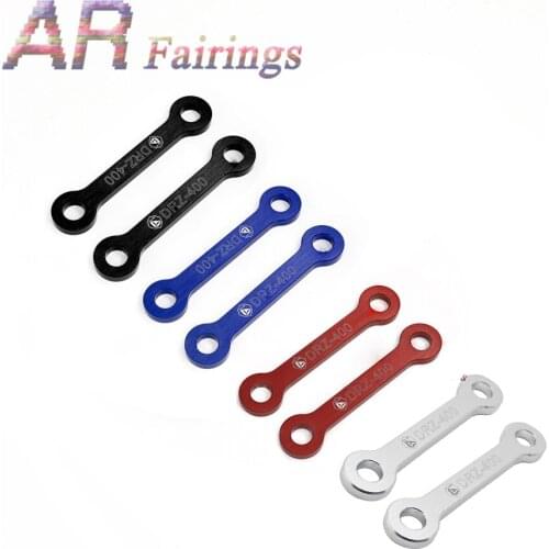 2" Inch Lowering Links For Suzuki DRZ 400 Models Link Kit E / S SM 2000-2018 2001 2002 2003 2004 2005 2006 Red Black Silver Blue