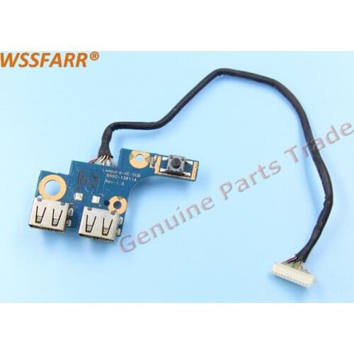 Original For Samsung NP300E5E NP270E5E NP270E5G power button USB board BA92-13611A BA92-11765A BA41-02210A