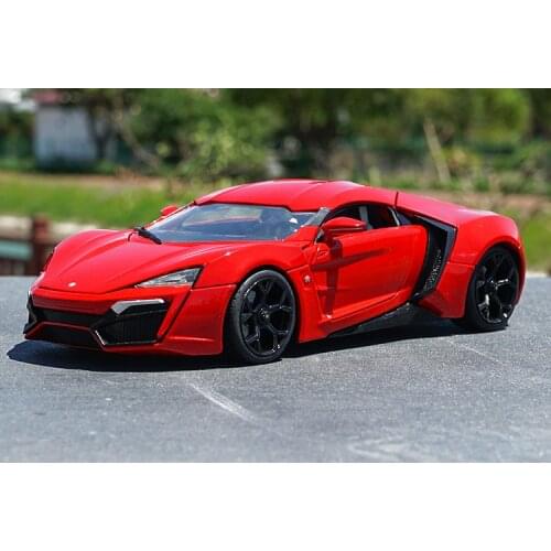 Original factory diecast 1:18 JADA Lykan sports car model for gift, collection