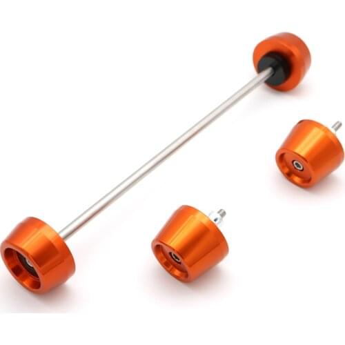 Fit For KTM 790 Duke 2018 2019 2020 Front and Rear Axle Fit Fork Sliders Crash Protector Motorcycle Falling Protection