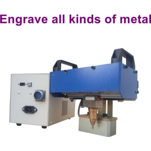 Portable dot pin marking machine for code marking,pneumatic marking machine for sale 125*30mm metal engraving machine