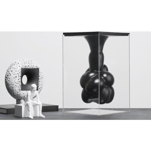 Modern Acrylic Creative Transparent Box Frame Ornaments Soft Decoration Accessories Exhibition Hall Room Sales Department Lobby