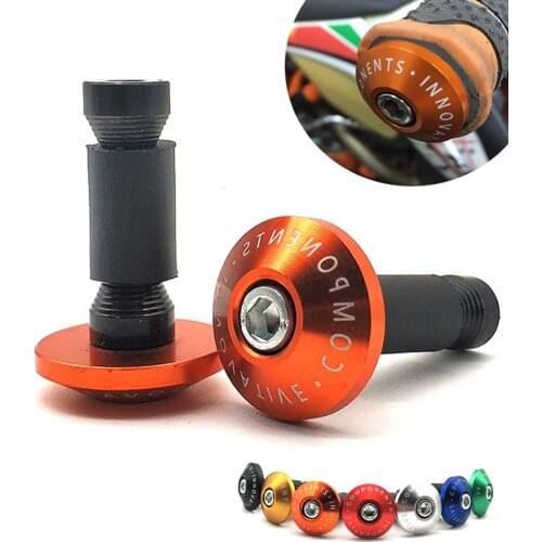 1 Pair Universal Motorcycle Handlebar Cap Handle Bar Ends Racing handlebar For Yamaha mt 07 09 10 mt-07 mt-09 mt-10 fz 09 6