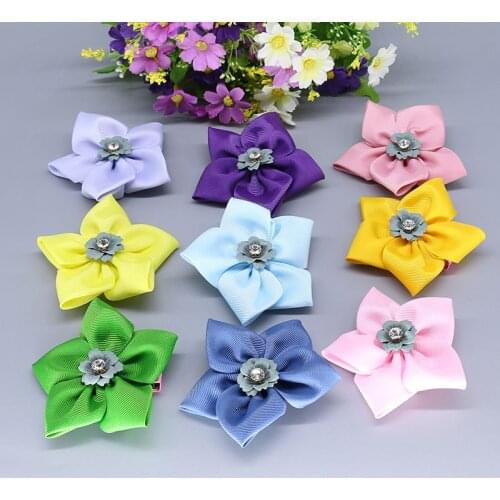 Korean silk hair clips for girls hairpins headwear cute spinki do wlosow Barrettes kids Hair Accessories D22-2