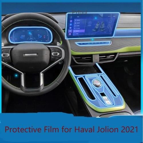 TPU Car Interior Gear Dashboard Protective Film Transparent For great wall Haval Jolion 2021 2022 Anti-scratch Accessories