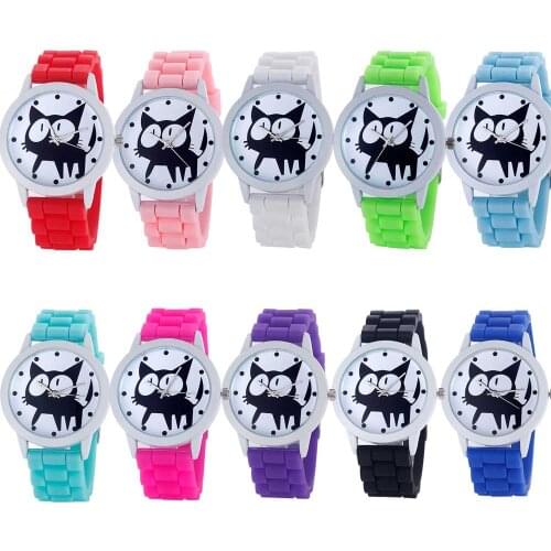 Women Fashion Silicone Strap Analog Quartz Wrist Watch Luxury Simple Style Designed Bracelet women watches luxury