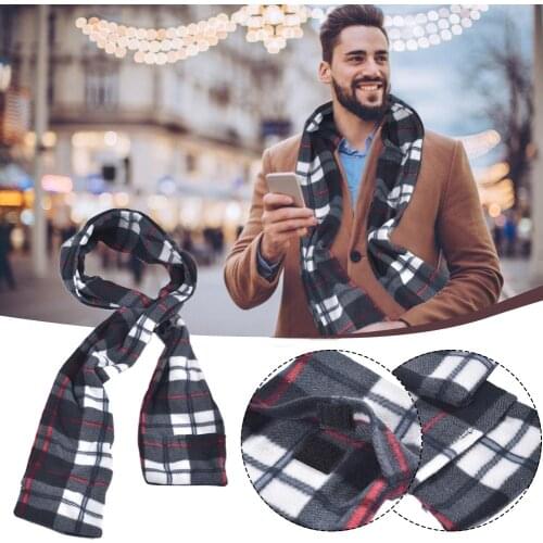 Heated Winter Electric Scarf USB Rechargeable Rapid Heating Scarf Heating Warm Unisex Collar For Outdoor Activities Warm