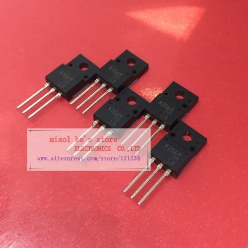 [ 10pcs/1lot ] 100%New original; 2SK3569 K3569 TO-220 Field Effect Transistor Silicon N Channel MOS Type (PIE-MOSVI)