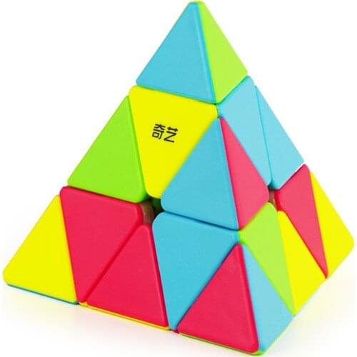 10 Kinds Qiyi 3x3x3 Pyramid Speed Magic Cube Professional Magic Cube Puzzles Colorful Educational Toys For Children