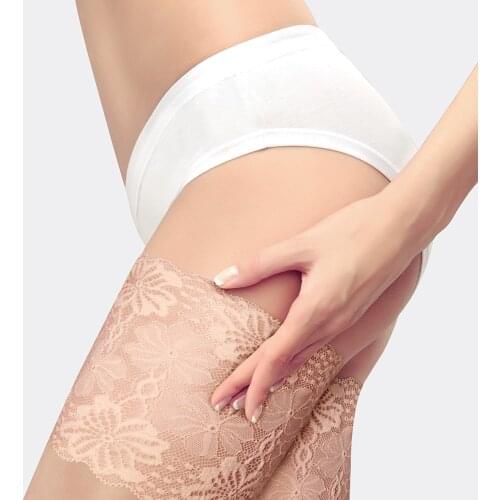 Anti chafing thigh bands Sexy Lace two anti-slip silicone strips inner-thigh anti friction Plus size Dropshipping