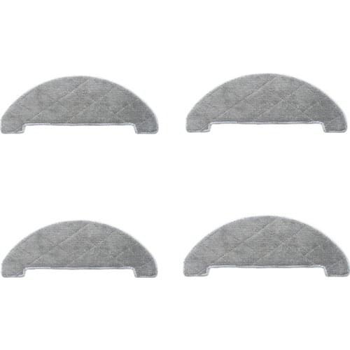 4Pcs Replaceble Mops Cloths Accessories Sets Parts for XIAOMI VIOMI S9 Vacuum Cleaner Parts