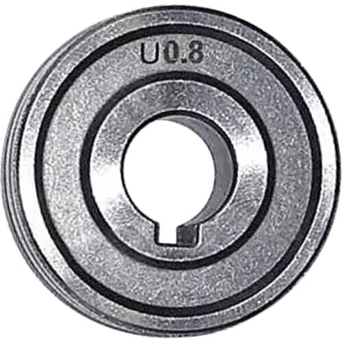 50LB Welding Feeder Roll V U nurl Groove 0.6mm 0.8mm 1.0mm Size 30x10x10mm for steel Aluminum Flux Cord Wire Mig Wire Feeder