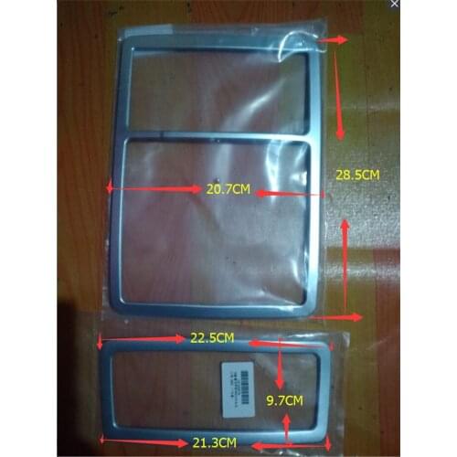 ACCESSORIES 2PC FIT FOR 2015 2016 LEXUS RX300 RX300h CHROME MAP READING LIGHT ROOF LAMP SWITCH COVER TRIM FRAME