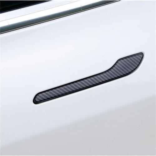 Accessories For Tesla Model 3 2017 2018 2019 Door Handle Wrap Cover Car Styling Tuning