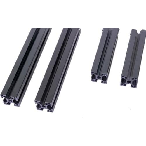 Funssor 1set Prusa i3 MK3 frame 3030 Aluminum extrusions black anodized