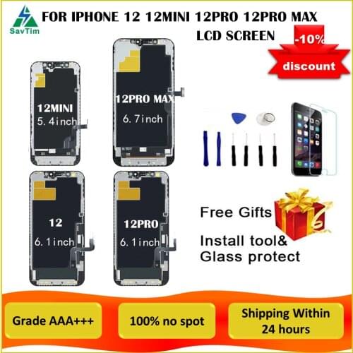 AMOLED LCD for iPhone 12 iPhone 12 Mini iPhone 12 Professional iPhone 12 Professional largest LCD display digitizer components