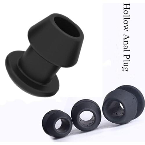 Hollow Anal Plug Huge Dildo Big Butt Plug Prostate Massage Vaginal Dilator Anus Speculum Sex Toys For Women Men Enema Toys