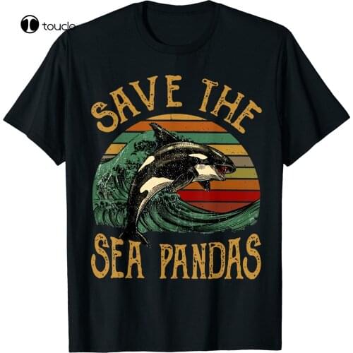 Rescue Killer Whale Orcas Save The Sea Pandas Marine Biology T-Shirt Black S-3Xl Tee Shirt
