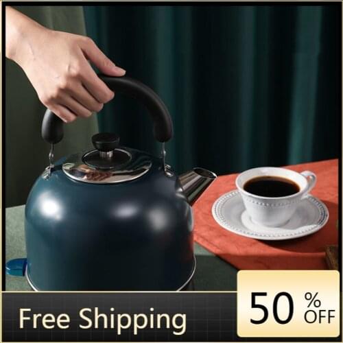 Water Kettle Electric Tea Kettle Coffee Pot Hot Water Tourist Kettle Stainless Steel Tetera Acero Inoxidable Cast Iron Kettle