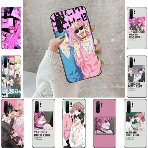 Yarichin bitch Club Phone Case For Huawei honor Mate P 9 10 20 30 40 Pro 10i 7 8 a x Lite nova 5t