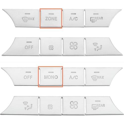 For Mercedes Benz C E CLS GLK Class W204 W212 Console AC air conditioning Media Volume Buttons Sequins Cover Stickers Trim