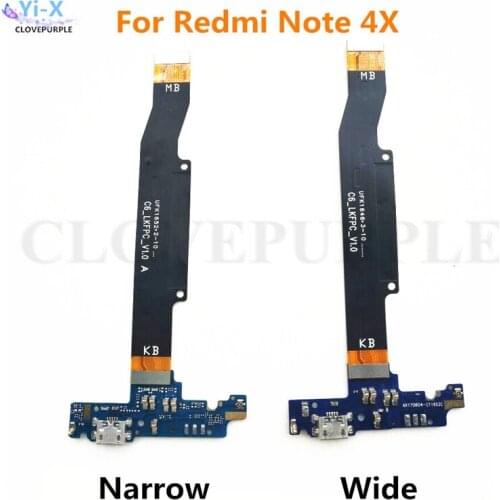 For Xiaomi Redmi Note 4X Note4X USB Charging Dock Charger Flex Cable & Motherboard MainBoard Main Board Connections Flex Cable