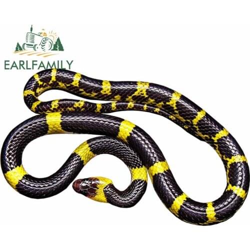 EARLFAMILY 13cm x 8.3cm for Cobra Funny Car Stickers Fine Decal Car Accessories Anime Vinyl Material Windows Decoration