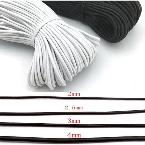 2/2.5/3/4/5/6mm Strong Elastic Rope Bungee Shock Cord Stretch String For DIY Jewelry Making Garment Sewing DIY Handmade craft