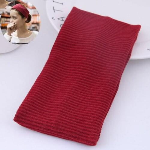 European Fashion Headband Women Fashion Elastic Cotton Headband Head Wrap Hairband Girls Elegant Women Hair Accessories