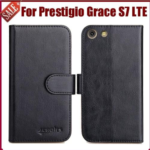Hot Sale! Prestigio Grace S7 LTE Case High Quality 6 Colors Flip Leather Exclusive Protective Cover Case Phone Bag